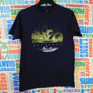 Deftones Eye Of The Storm Graphic T Shirt Size M Tultex Late 2000s Navy Blue